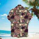 MLB Washington Nationals Hawaiian Shirt Aloha Logo Vintage Gift For Baseball Fans MLB Washington Nationals Hawaiian Shirt Aloha Logo Vintage Gift For Baseball Fans