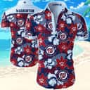 Washington Nationals Hawaiian Shirt Floral Aloha Unique Gift For MLB Fans Washington Nationals Hawaiian Shirt Floral Aloha Unique Gift For MLB Fans