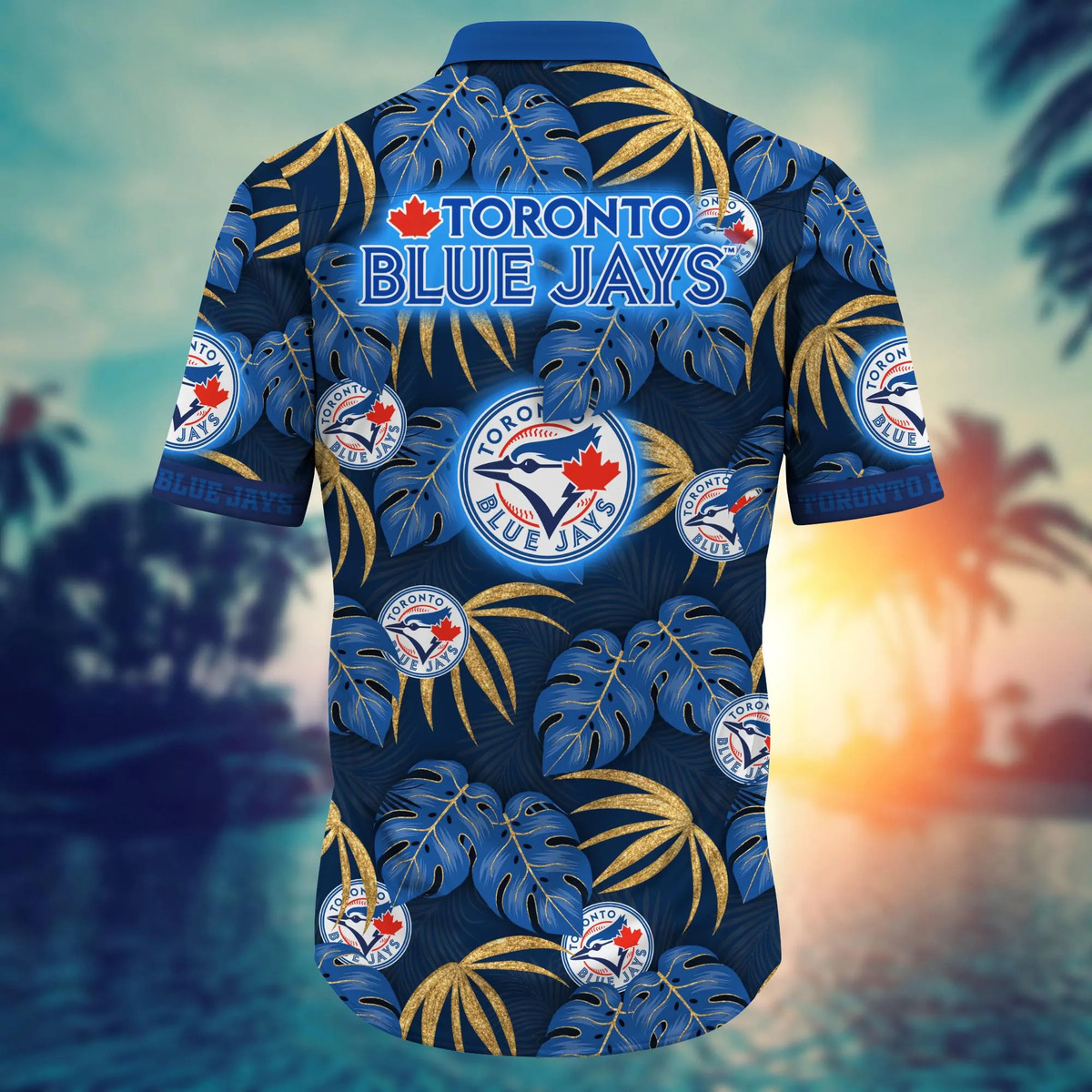 MLB Toronto Blue Jays Hawaiian Shirt Aloha Palm Leaves Beach Trip Gift MLB Toronto Blue Jays Hawaiian Shirt Aloha Palm Leaves Beach Trip Gift