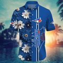MLB Toronto Blue Jays Hawaiian Shirt Abstract Flowers Summer Vacation Gift MLB Toronto Blue Jays Hawaiian Shirt Abstract Flowers Summer Vacation Gift