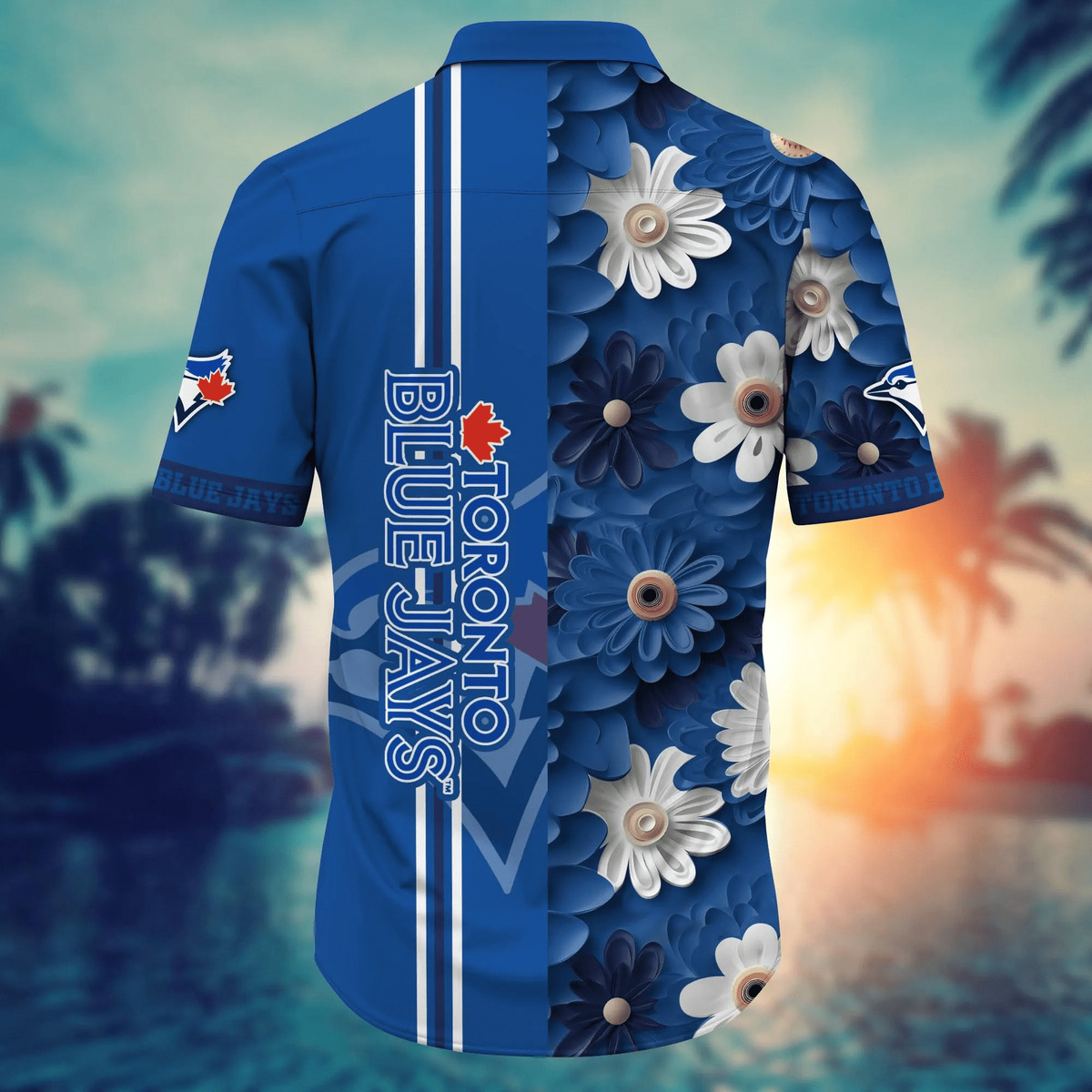 MLB Toronto Blue Jays Hawaiian Shirt Abstract Flowers Summer Vacation Gift MLB Toronto Blue Jays Hawaiian Shirt Abstract Flowers Summer Vacation Gift