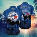 MLB Toronto Blue Jays Hawaiian Shirt Retro Aloha Sunset Gift For Summer Holiday MLB Toronto Blue Jays Hawaiian Shirt Retro Aloha Sunset Gift For Summer Holiday