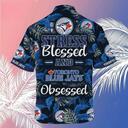 MLB Toronto Blue Jays Hawaiian Shirt Stress Blessed Obsessed Beach Lovers Gift