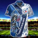MLB Toronto Blue Jays Hawaiian Shirt Dancing Skeleton Funny Gift For Loyal Fans MLB Toronto Blue Jays Hawaiian Shirt Dancing Skeleton Funny Gift For Loyal Fans