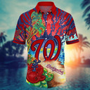 MLB Washington Nationals Hawaiian Shirt Colorful Ecosystem Summer Holiday Gift MLB Washington Nationals Hawaiian Shirt Colorful Ecosystem Summer Holiday Gift