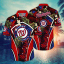 MLB Washington Nationals Hawaiian Shirt Aloha Summer Gift For Beach Trip MLB Washington Nationals Hawaiian Shirt Aloha Summer Gift For Beach Trip