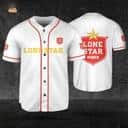 White Lone Star Baseball Jersey Sports Gift For Beer Drinkers White Lone Star Baseball Jersey Sports Gift For Beer Drinkers