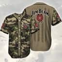 Camouflage Jim Beam Baseball Jersey Since 1795 Gift For Whiskey Lovers Camouflage Jim Beam Baseball Jersey Since 1795 Gift For Whiskey Lovers