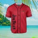 Red Jim Beam Baseball Jersey Gift For Sporty Lovers