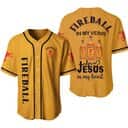 Fireball Baseball Jersey In My Veins Jesus In My Heart Gift For Whisky Lovers Fireball Baseball Jersey In My Veins Jesus In My Heart Gift For Whisky Lovers