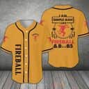 I Am Simple Man I Like Fireball Baseball Jersey & Boobs Gift For Sporty Lovers I Am Simple Man I Like Fireball Baseball Jersey & Boobs Gift For Sporty Lovers