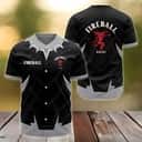 Fireball Baseball Jersey Black Panther Gift For Whisky Lovers Fireball Baseball Jersey Black Panther Gift For Whisky Lovers