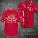Red Maker's Mark Baseball Jersey Malt Whiskey The Happiest Drink On Earth Gift For Whiskey Lovers Red Maker's Mark Baseball Jersey Malt Whiskey The Happiest Drink On Earth Gift For Whiskey Lovers