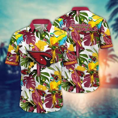 NFL Arizona Cardinals Hawaiian Shirt Tropical Summer Aloha Gift For New Grandpa