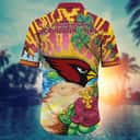 NFL Arizona Cardinals Hawaiian Shirt Colorful Tropical Ecosystem Gift For Cool Dad