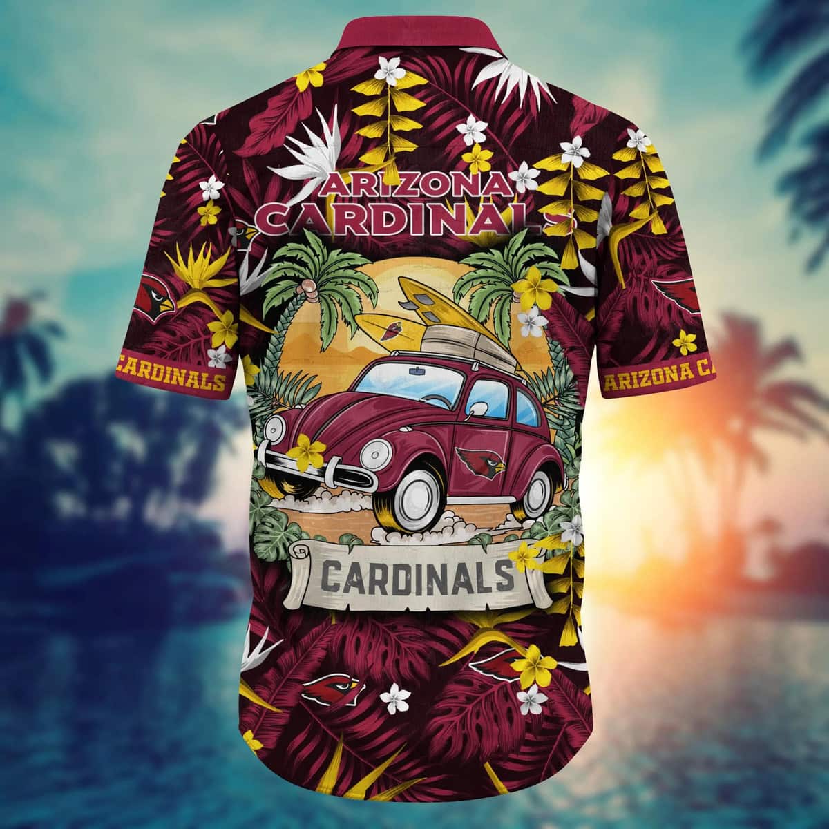 NFL Arizona Cardinals Hawaiian Shirt Aloha Colorful Summer Gift For Cool Dad NFL Arizona Cardinals Hawaiian Shirt Aloha Colorful Summer Gift For Cool Dad