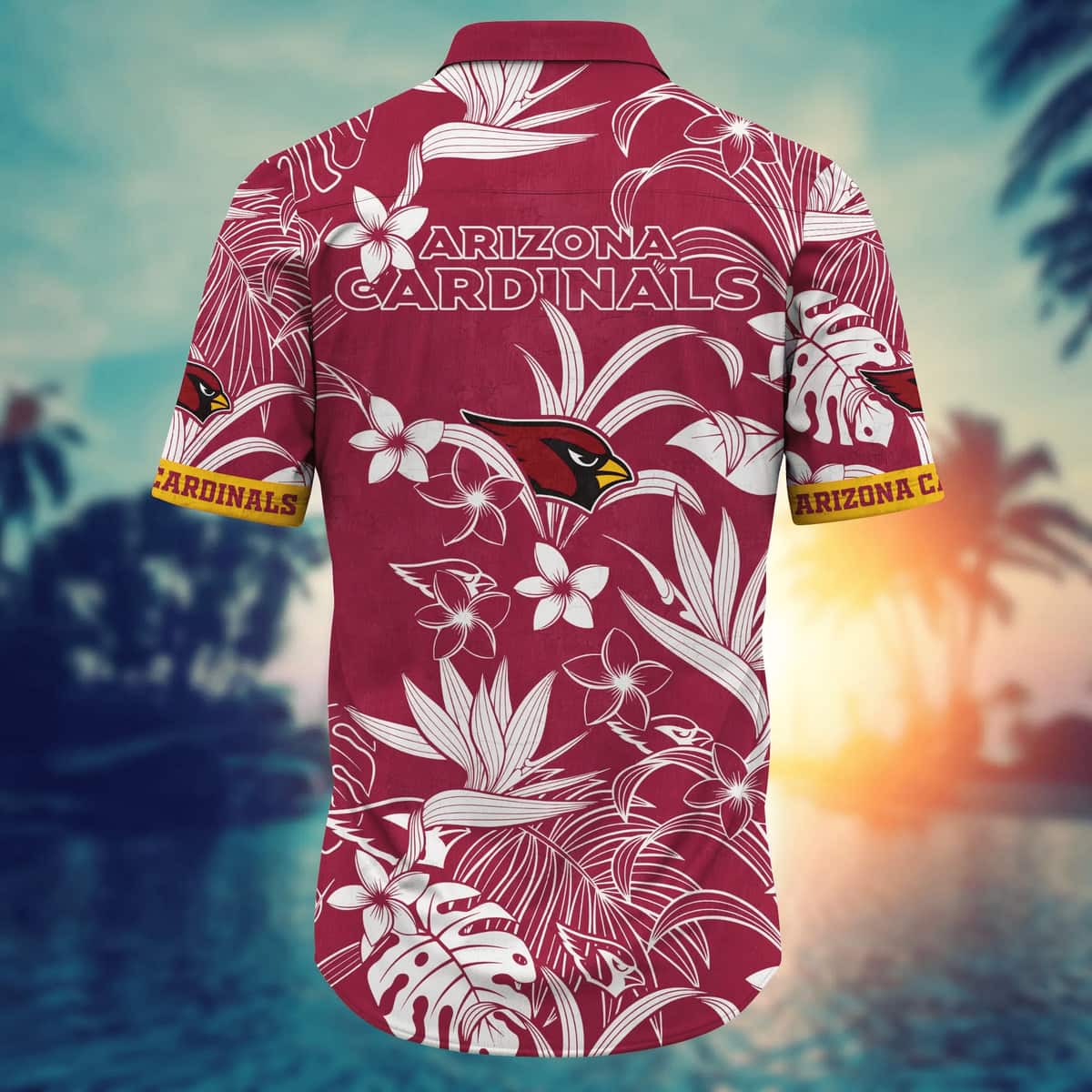 NFL Arizona Cardinals Hawaiian Shirt Various Tropical Forest Gift For Cool Grandpa NFL Arizona Cardinals Hawaiian Shirt Various Tropical Forest Gift For Cool Grandpa