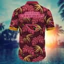 NFL Arizona Cardinals Hawaiian Shirt Aloha Palm Leaves Gift For Great Dad NFL Arizona Cardinals Hawaiian Shirt Aloha Palm Leaves Gift For Great Dad