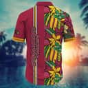 NFL Arizona Cardinals Hawaiian Shirt Tropical Flora Gift For Great Dad NFL Arizona Cardinals Hawaiian Shirt Tropical Flora Gift For Great Dad