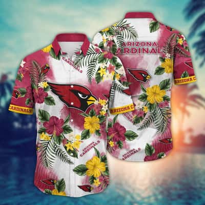 NFL Arizona Cardinals Hawaiian Shirt Aloha Diverse Nature Gift For Stepdad