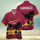 Vintage Aloha NFL Arizona Cardinals Hawaiian Shirt Summer Sunset Gift For Stepdad