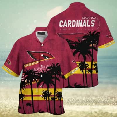 Vintage Aloha NFL Arizona Cardinals Hawaiian Shirt Summer Sunset Gift For Stepdad