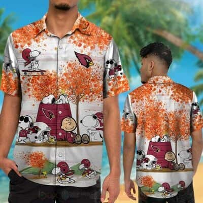 NFL Arizona Cardinals Hawaiian Shirt Snoopy Film Gift For Friendship