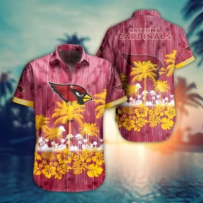 NFL Arizona Cardinals Hawaiian Shirt Aloha Rainforest Cool Gift For Beach Lovers