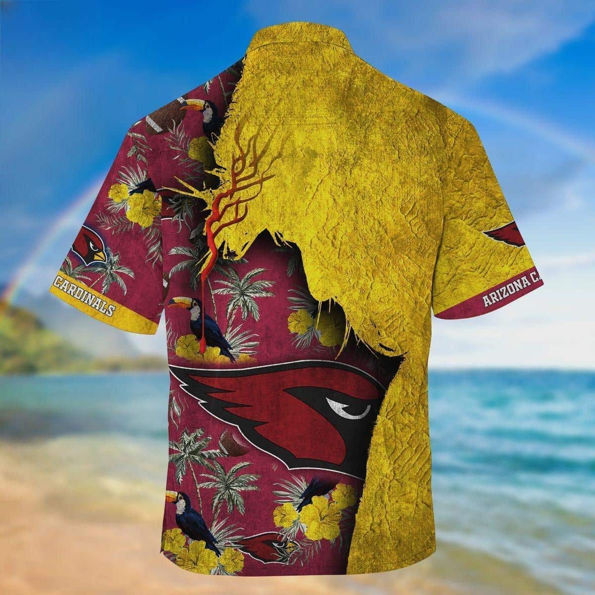 NFL Arizona Cardinals Hawaiian Shirt Impressive Aloha Forest Beach Lovers Gift NFL Arizona Cardinals Hawaiian Shirt Impressive Aloha Forest Beach Lovers Gift