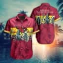 NFL Arizona Cardinals Hawaiian Shirt Aloha Palm Leaves Gift For Summer Lovers NFL Arizona Cardinals Hawaiian Shirt Aloha Palm Leaves Gift For Summer Lovers