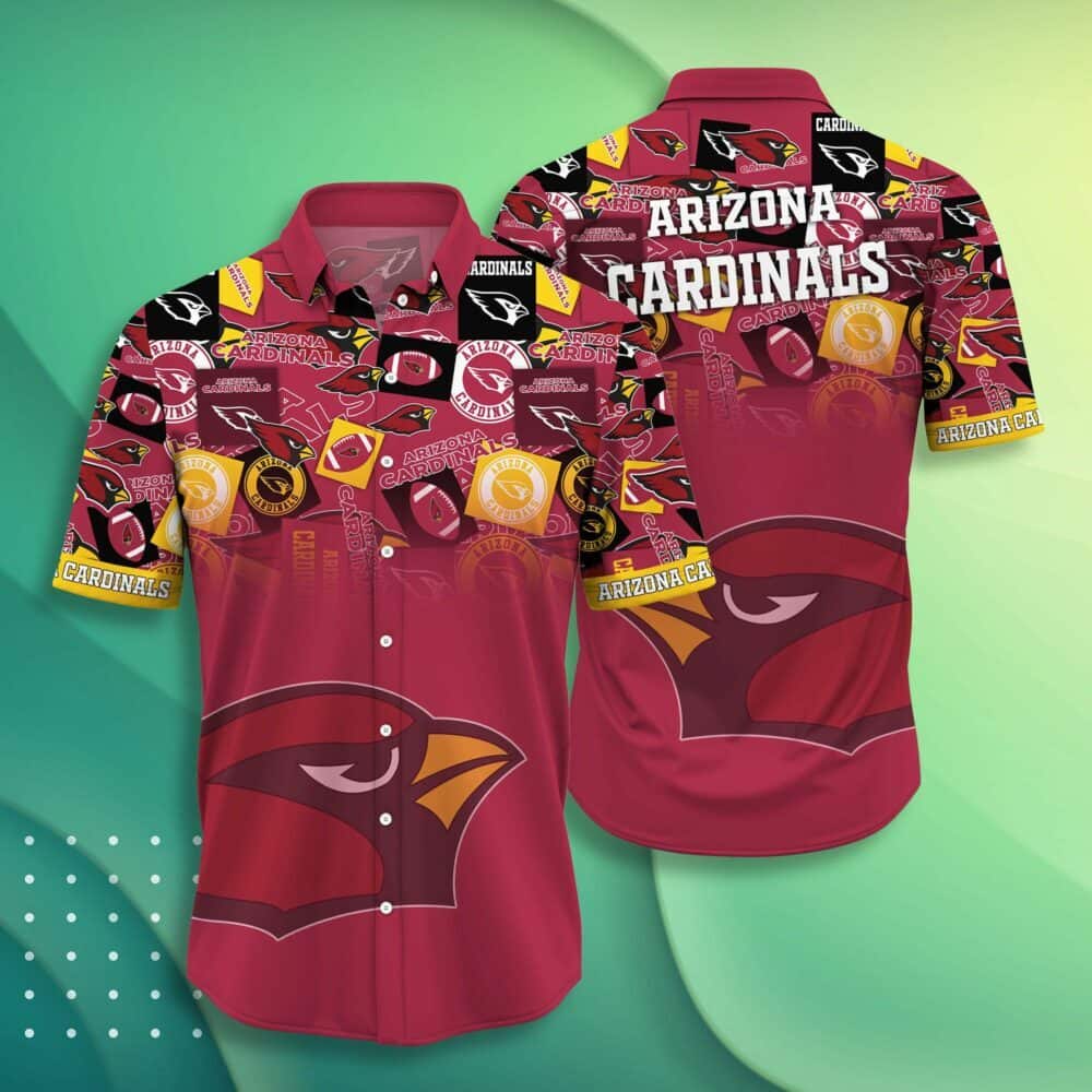 NFL Arizona Cardinals Hawaiian Shirt Team Symbol Gift For Cool Dad NFL Arizona Cardinals Hawaiian Shirt Team Symbol Gift For Cool Dad