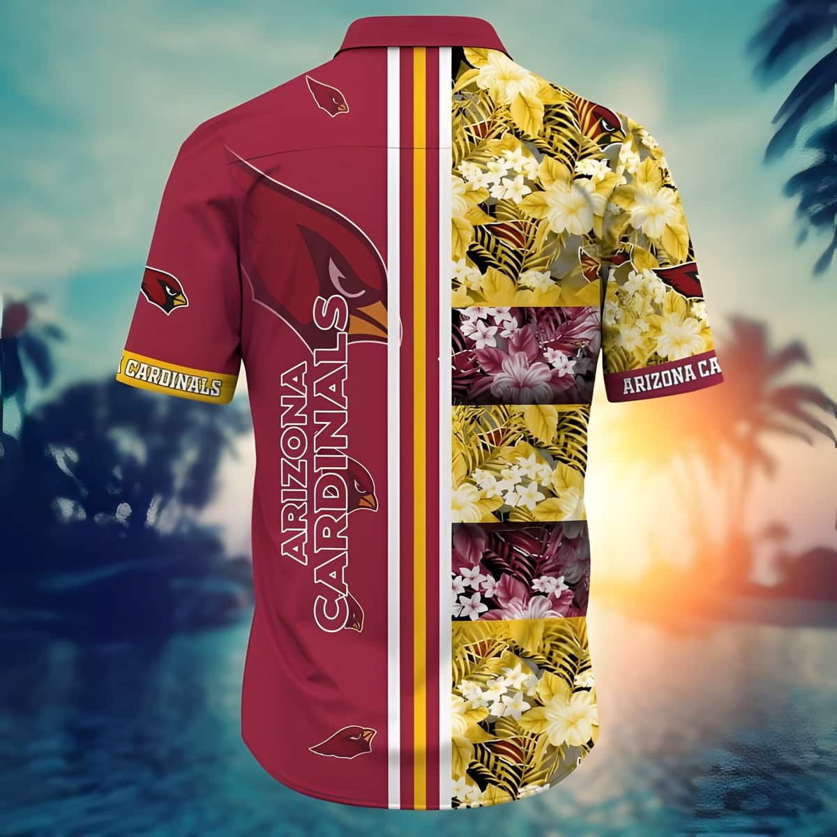 NFL Arizona Cardinals Hawaiian Shirt Aloha Plants Cool Gift For Dad NFL Arizona Cardinals Hawaiian Shirt Aloha Plants Cool Gift For Dad