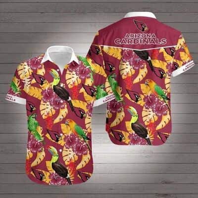NFL Arizona Cardinals Hawaiian Shirt Tropical Ecosystem Gift For Cool Dad