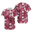 NFL Arizona Cardinals Hawaiian Shirt Cool Skeleton Cool Gift For Stepdad NFL Arizona Cardinals Hawaiian Shirt Cool Skeleton Cool Gift For Stepdad
