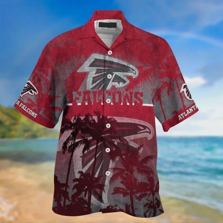 NFL Atlanta Falcons Hawaiian Shirt Sunset Scenery Vintage Gift For Football Fans NFL Atlanta Falcons Hawaiian Shirt Sunset Scenery Vintage Gift For Football Fans