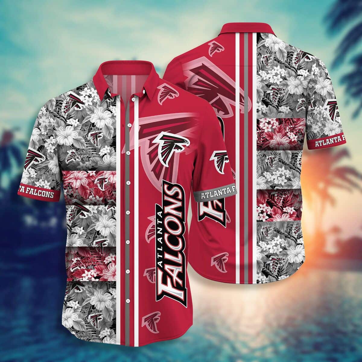 NFL Atlanta Falcons Hawaiian Shirt Dense Forest Aloha Summer Gift NFL Atlanta Falcons Hawaiian Shirt Dense Forest Aloha Summer Gift