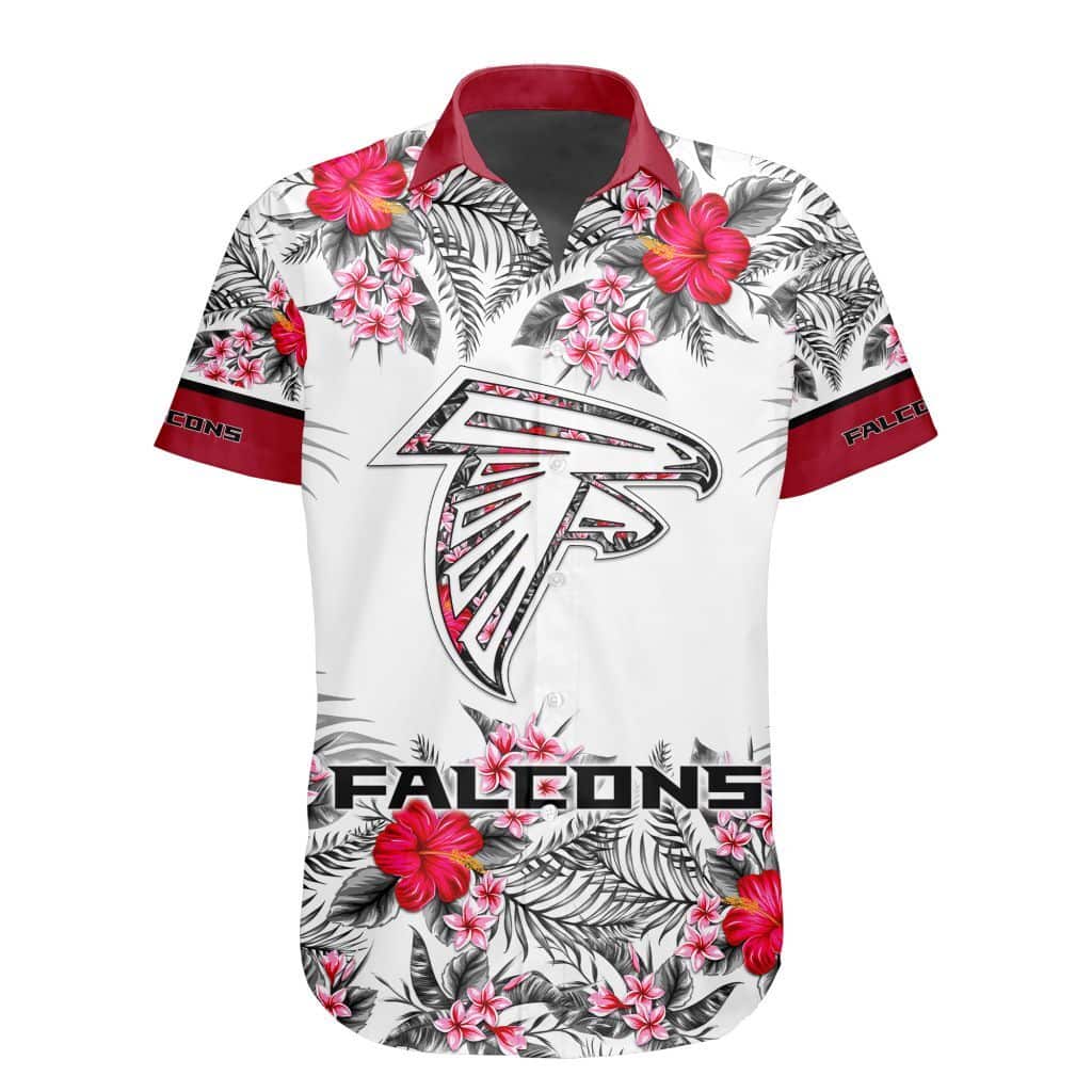 NFL Atlanta Falcons Hawaiian Shirt Lush Tropical Forest Beach Vacation Gift NFL Atlanta Falcons Hawaiian Shirt Lush Tropical Forest Beach Vacation Gift