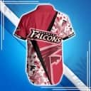 NFL Atlanta Falcons Hawaiian Shirt Red Tropical Forest Summer Aloha Gift NFL Atlanta Falcons Hawaiian Shirt Red Tropical Forest Summer Aloha Gift