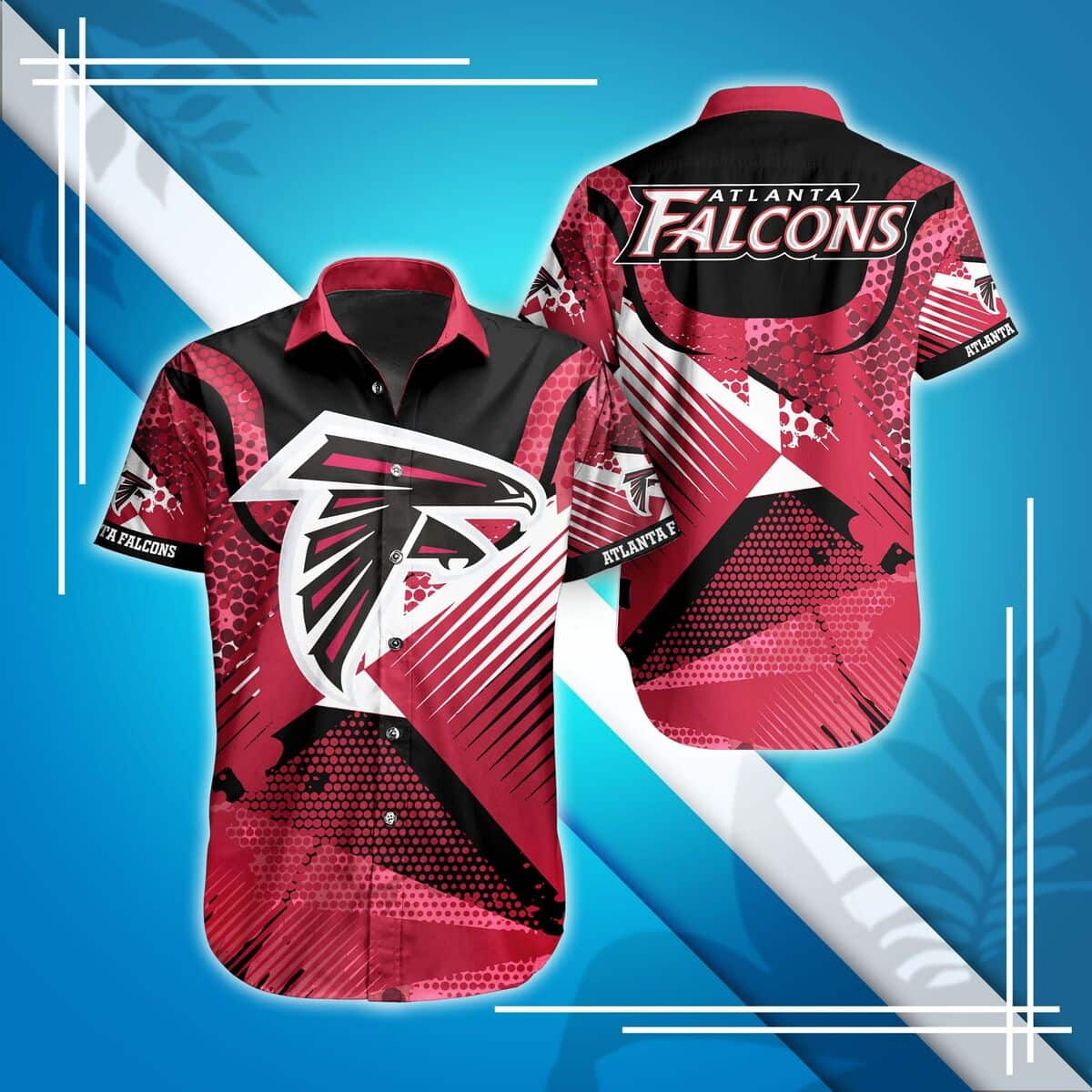 NFL Atlanta Falcons Hawaiian Shirt Red Football Gift For Fan Clubs