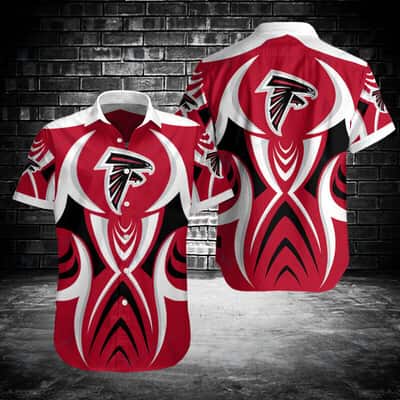 NFL Atlanta Falcons Hawaiian Shirt Red Gift For Football Lovers NFL Atlanta Falcons Hawaiian Shirt Red Gift For Football Lovers