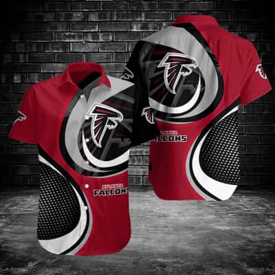 Red Aloha NFL Atlanta Falcons Hawaiian Shirt Cool Gift For Football Coach