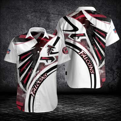 White NFL Atlanta Falcons Hawaiian Shirt Unique Gift For Football Lovers White NFL Atlanta Falcons Hawaiian Shirt Unique Gift For Football Lovers