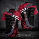 Red And Black NFL Atlanta Falcons Hawaiian Shirt Gift For Football Fans