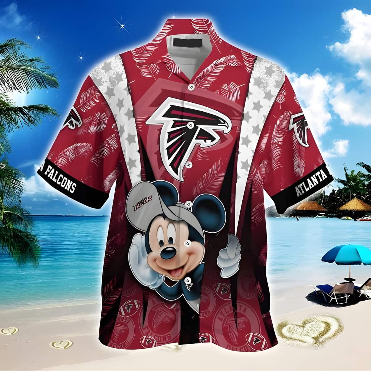 NFL Atlanta Falcons Hawaiian Shirt Cool Mickey Mouse Summer Holiday Gift NFL Atlanta Falcons Hawaiian Shirt Cool Mickey Mouse Summer Holiday Gift