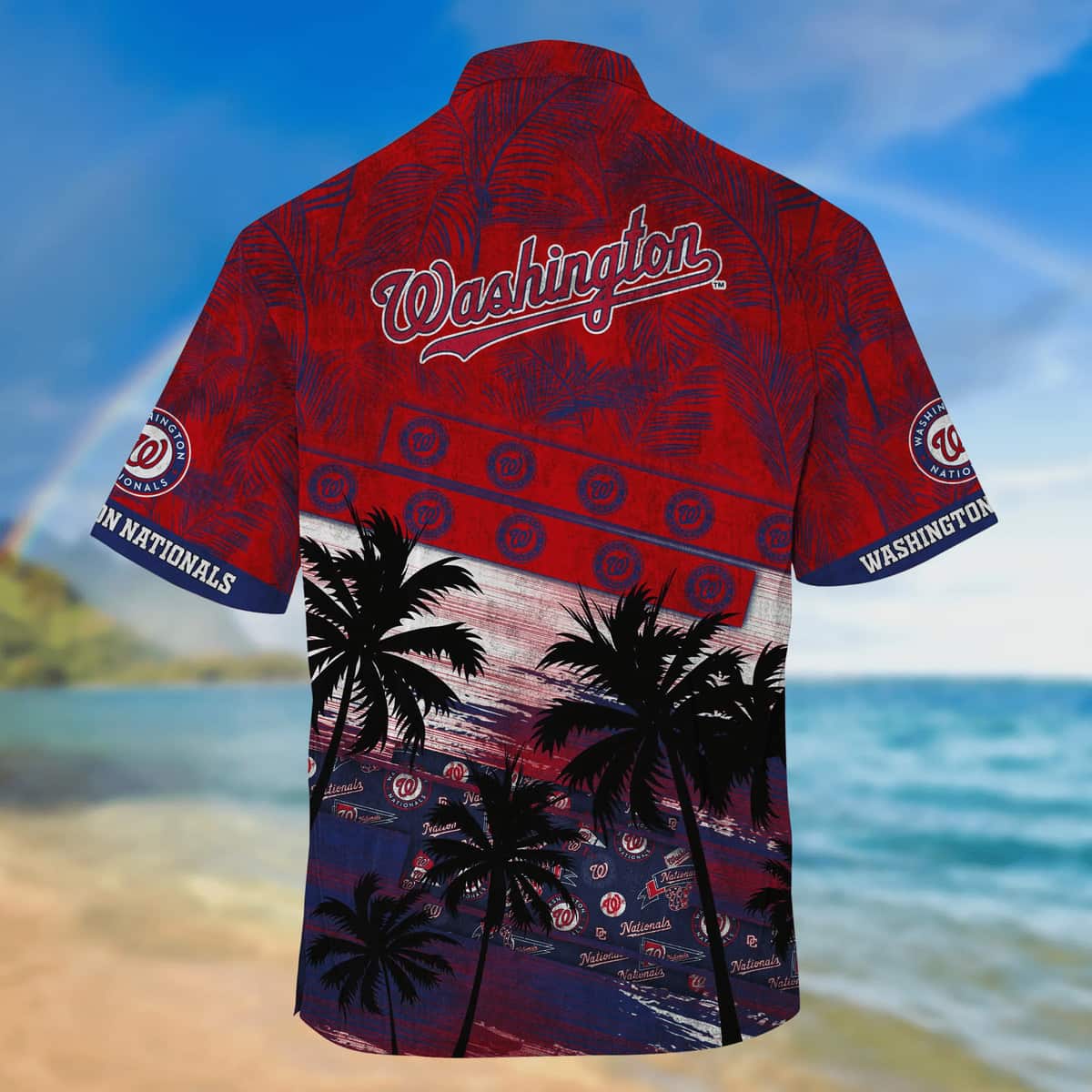 Summer Aloha Washington Nationals Hawaiian Shirt Tropical Forest Gift For MLB Fans Summer Aloha Washington Nationals Hawaiian Shirt Tropical Forest Gift For MLB Fans