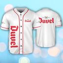 Basic White Duvel Baseball Jersey Gift For Sporty Friends Basic White Duvel Baseball Jersey Gift For Sporty Friends