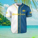 White And Navy Corona Extra Baseball Jersey Best Gift For Sports Lovers White And Navy Corona Extra Baseball Jersey Best Gift For Sports Lovers
