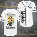 Cute Minions Loves Modelo Baseball Jersey Gift For Beer Lovers Cute Minions Loves Modelo Baseball Jersey Gift For Beer Lovers