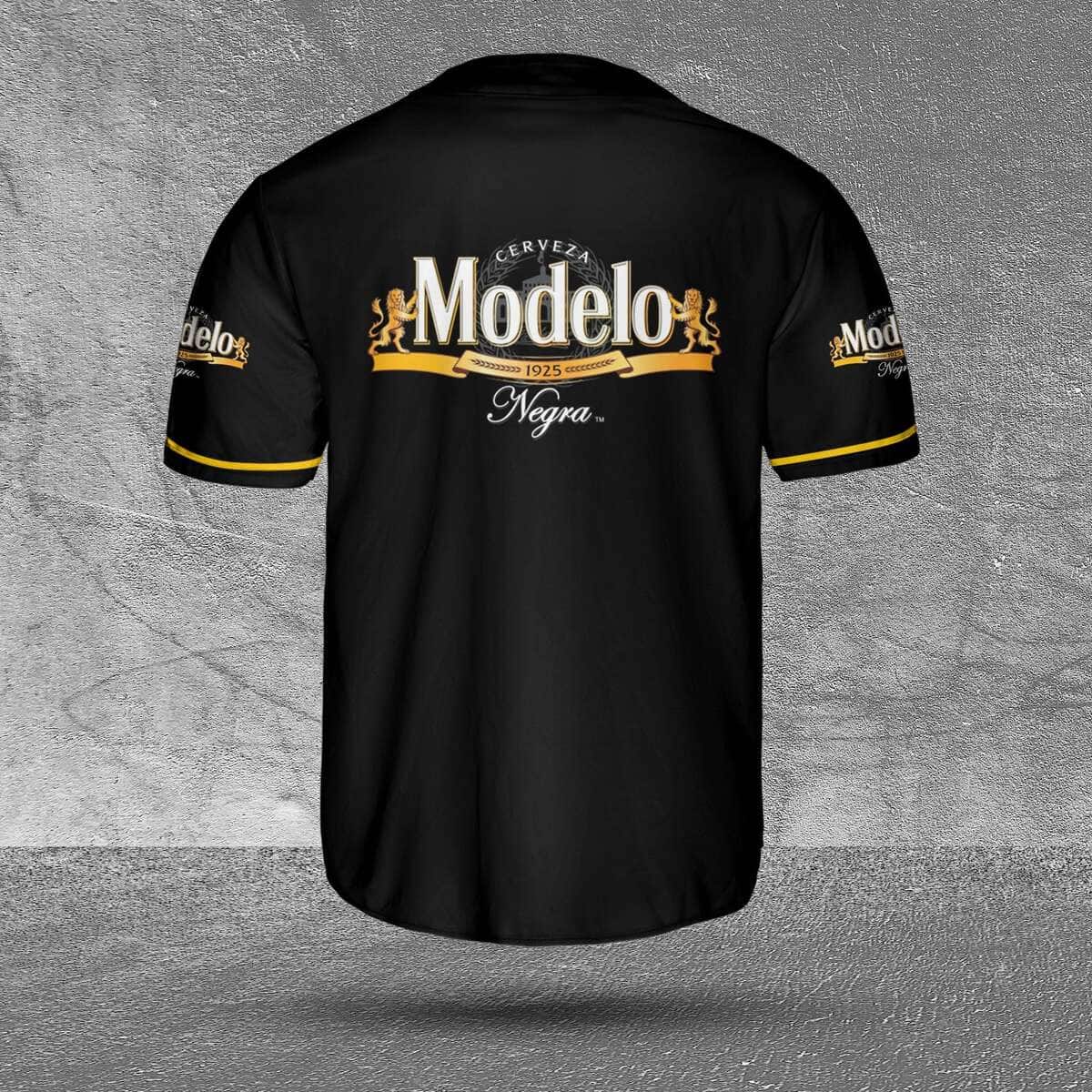 Black Negra Modelo Baseball Jersey Sports Gift For Beer Lovers Black Negra Modelo Baseball Jersey Sports Gift For Beer Lovers