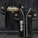 Black Modelo Baseball Jersey Sports Gift For Beer Lovers Black Modelo Baseball Jersey Sports Gift For Beer Lovers
